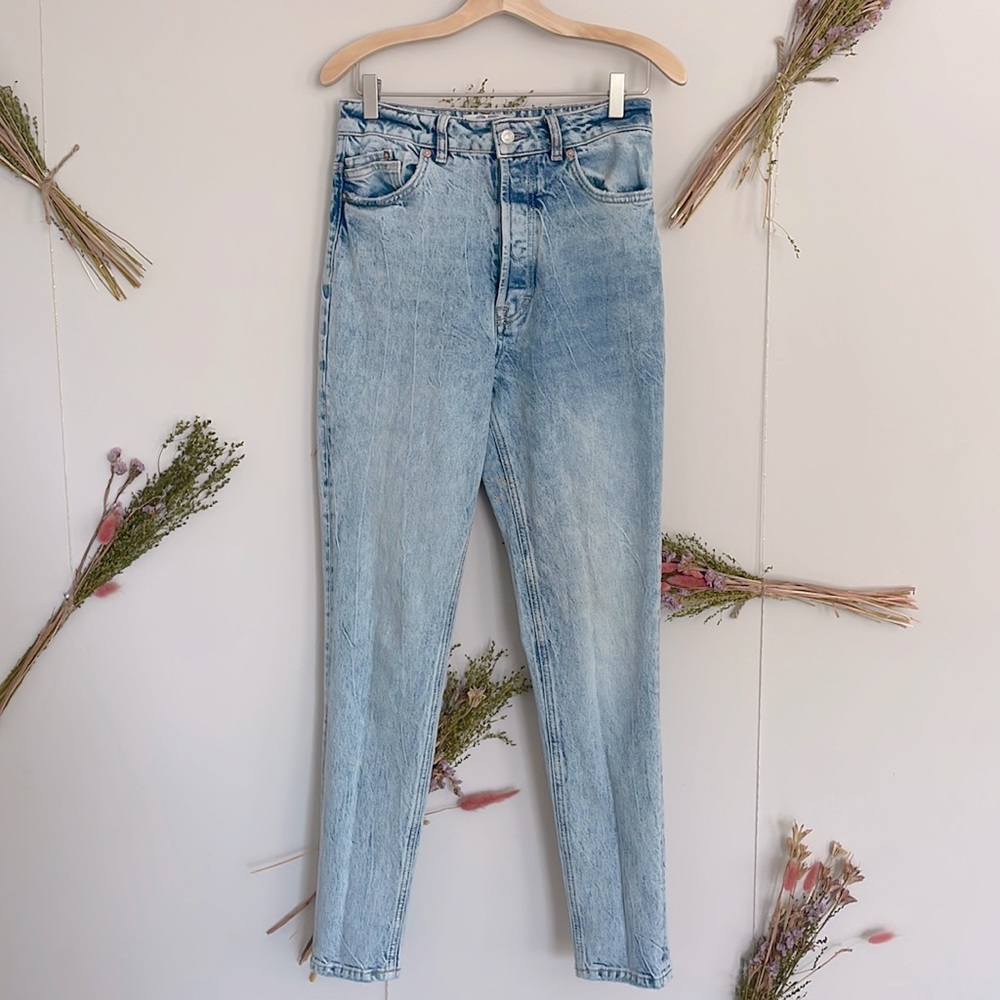 Free People High Waisted Mom Jeans